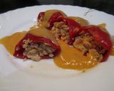 Foto del paso 2 de la receta Pimientos del piquillo rellenos de salmón a la naranja