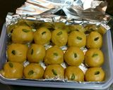 A picture of step 9 of Besan ke laddoo.
