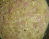 Foto del paso 3 de la receta: Salsa de 4 quesos, pollo y jamón