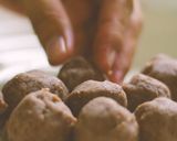 A picture of step 5 of Red Bean Glutinous Rice Balls (Chè Trôi Nước Nhân Đậu Đỏ).