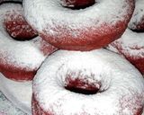Foto langkah ke 8 dari resep Donat Buah Naga.