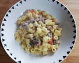 Foto del passaggio 3 della ricetta Pasta con patate e salsiccia 🥔🍖🍅