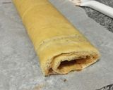 Foto del paso 13 de la receta Tronco navideño de trufa y nata