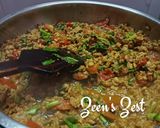 A picture of step 3 of Hari Pyaaz Methi Keema in 30 minutes.
