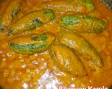 A picture of step 7 of Bharwa Karela in Gravy.