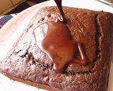 A picture of step 16 of Eggless Choco-Walnut Cake - Step by Step Recipe.