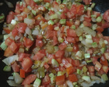 Foto del paso 3 de la receta: Huevo con verduras y jamón