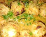 A picture of step 4 of Bread kofta korma.