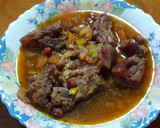 Foto del paso 8 de la receta: Alubias de Tolosa con costillas y punta de jamón