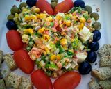 Foto del paso 8 de la receta: CORAZÓN de Vegetales, con atún y alioli...!! 💕❤
