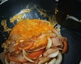 รูปขั้นตอนการทำที่ 4 ของ แฮมผัดไข่มะเขือเทศ