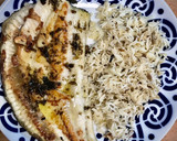 Foto del paso 10 de la receta: Lomos de rodaballo a la plancha con alcachofas al godello y arroz con semillas