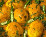 A picture of step 14 of Egg Do Pyaza.