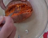Foto del paso 3 de la receta: Boniato relleno al microondas 🍠