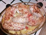 Borsos sült pulykaszárnyak fűszeres burgonyaágyon 🌯🦃🧄