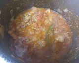A picture of step 2 of Mutton kadhai.