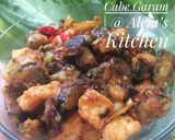 Foto langkah ke 4 dari resep Terong Tahu Cabe Garam#BikinRamadanBerkesan.