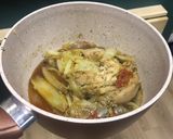 รูปขั้นตอนการทำที่ 11 ของ ข้าวกล้องผัดกิมจิ และอกไก่ตุ๋น+ไข่ต้ม(เมนูอร่อยและไม่อ้วนค่ะ)