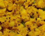 A picture of step 1 of Potato Sabzi Pizza.
