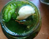 Foto del paso 3 de la receta: Morrones en conserva con salmuera de albahaca