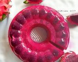 Foto langkah ke 7 dari resep Puding buah naga merah.