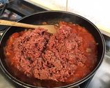 Une image de l'étape 6 de Bœuf aux poivrons bicolores,tomates,herbes et épices.