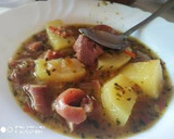 Foto del paso 5 de la receta: Patatas guisadas con morro de cerdo