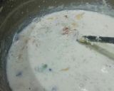 A picture of step 4 of Kheer made from leftover boiled rice.