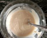 A picture of step 4 of Red velvet marble cake eggless.