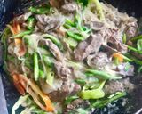 รูปขั้นตอนการทำที่ 3 ของ วุ้นเส้นผัดตับไก่