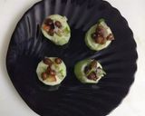 A picture of step 4 of Cucumber cups.