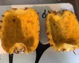 Une image de l'étape 3 de Salade d ananas à l orange et mûres du jardin.