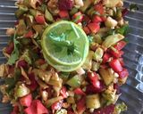 A picture of step 2 of Kachumber salad.