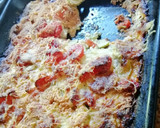 Foto del paso 8 de la receta: "Pastelito" de zucchini y tomate con base de avena