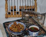A picture of step 18 of Persian honey-saffron walnuts brittle(سوهان عسلی گردویی).