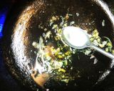 A picture of step 2 of Red ruby tomato & Emerald green pepper, potato salad with Tulsi sparkle.