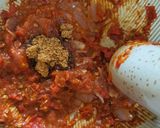 Foto langkah ke 6 dari resep Sambal Telur Rebus Tempe Panggang.