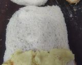 A picture of step 4 of Bread malai roll.