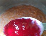 A picture of step 3 of Strawberry falooda.