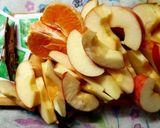 Foto del paso 1 de la receta: Compota, sin azúcar, de manzana y mandarina. Sutil y sencilla