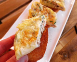 Foto del paso 7 de la receta: Pincho de tortilla de boquerones y ajo asado