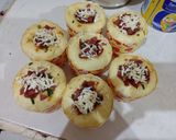 Foto langkah ke 6 dari resep Roti isi daging asap keju.