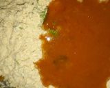 A picture of step 3 of Missi roti.