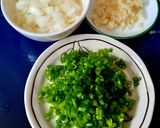 Hình bước làm 1 của món Cơm chiên kim chi