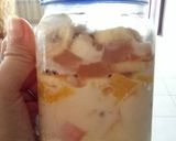 Foto langkah ke 8 dari resep Angel's 1st Overnight Oats mix Apple, Pisang, Sunkist, Nata de coco.