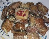 A picture of step 7 of Bread khurma without oil.
