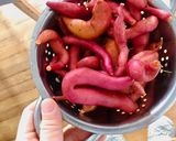Hình bước làm 1 của món Khoai Lang Mini Hấp Nồi Cơm Điện