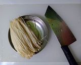 金針菇厚蛋燒 (電火鍋的食譜步驟2照片