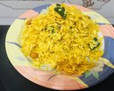 A picture of step 3 of Rice flex chevda.