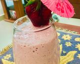 Foto del paso 4 de la receta: BATIDO DE 🍓FRUTILLAS🍓/🍶LECHE🥛🍓Y 🌾AVENA🌾 🍓🥛🍓🍶🌾🍓🥛